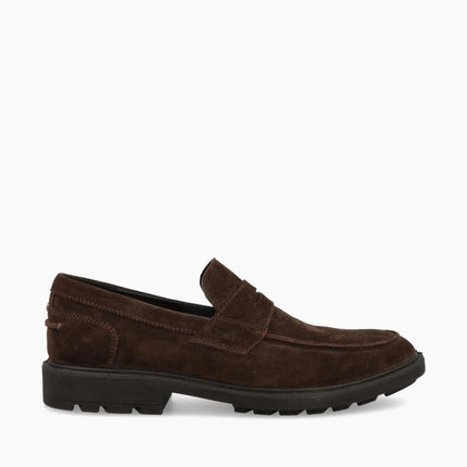 Mocassini Impronte Uomo in Camoscio Marrone CIPRIANI MOC SUEDE DARK BROWN Impronte 