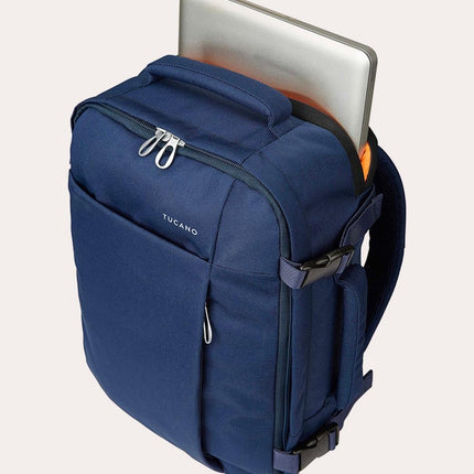 Zaino Bagaglio a Mano Porta Computer Blu TUGO M BLUE Tucano 