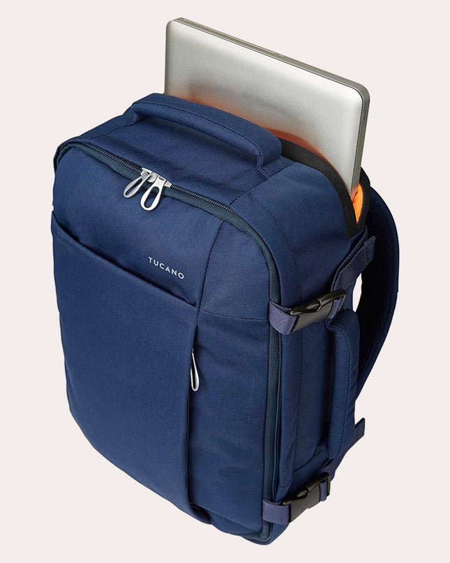 Zaino Bagaglio a Mano Porta Computer Blu TUGO M BLUE Tucano 