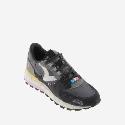 Sneakers Donna Camoscio Antracite - MARIO SPATARELLA