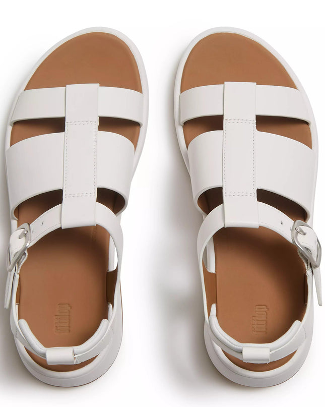 FitFlop Sandali Donna in Pelle Bianca HV1-194 LULU WHITE FitFlop 