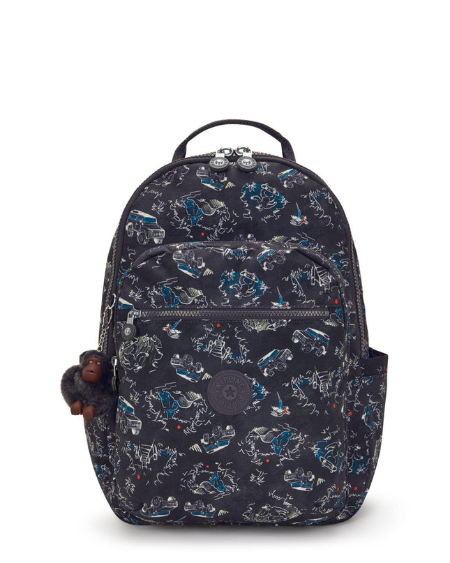 Zaino Porta Computer 15 Pollic Fantasiai Blu SEOUL COLLEGE JUNGLE FUN RACE Kipling 