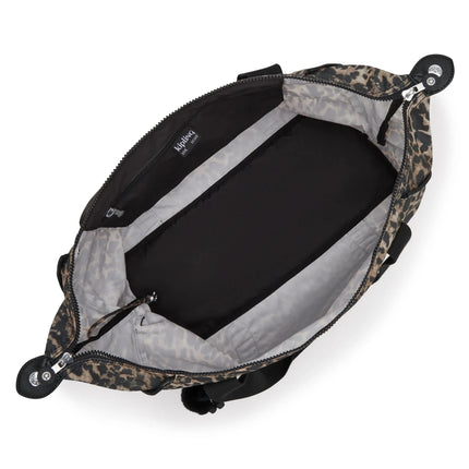 Kipling Borsone Shopper Viaggio in Tessuto Leopardato ART M LEOPARD Kipling 