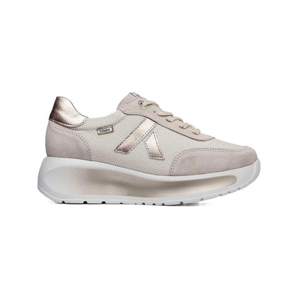 Callaghan Sneakers Donna con Zeppa in Pelle e Tessuto Patino 61609 GRACE PLATINO Callaghan 