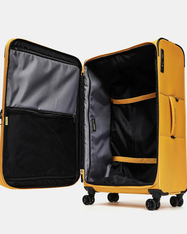 Trolley Large Espandibile Softy Giallo 4 Ruote OSV04 ECO COATED DUCK YELLOW Mandarina Duck 