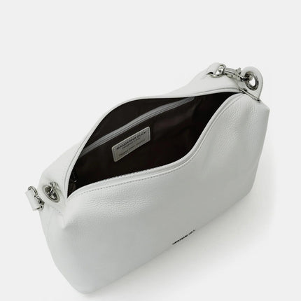 Mandarina Duck Borsa Donna a Spalla in Pelle Bianco FZTA6 MELLOW LEATHER BLANC Mandarina Duck 