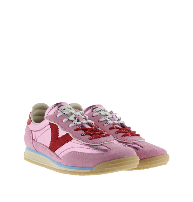 Victoria Sneakers Bassa Donna Urban City Running Metallizzato 1158111 SATURNO NYLON PINK Victoria 
