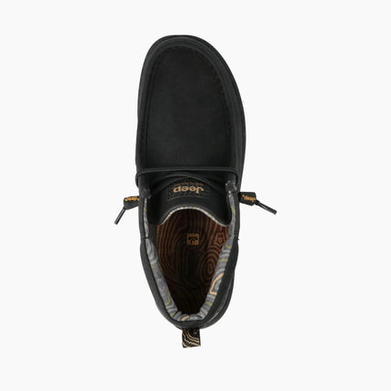 Jeep Slipon Uomo in Eco Nero SAMOA WALLABEE MID BLACK Jeep Footwear 