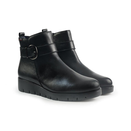 Callaghan Stivaletti Donna con Zeppa in Pelle Nero 58516 BARI BLACK Callaghan 