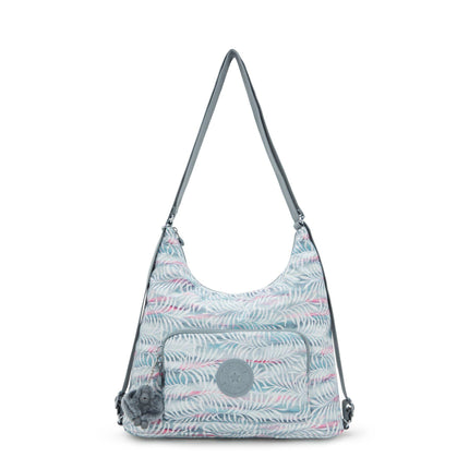 Kipling Borsa a Spalla Convertibile YENNA B PRT PALMTREE LEAVES Kipling 