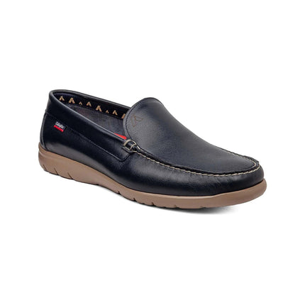Callaghan Mocassini Uomo in Pelle Blu 18001 TENGER AZUL Callaghan 