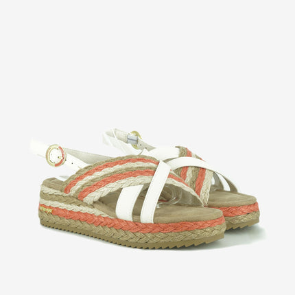 Sandali Donna con Zeppa KIM FLAG CROSS CORAL Wrangler 
