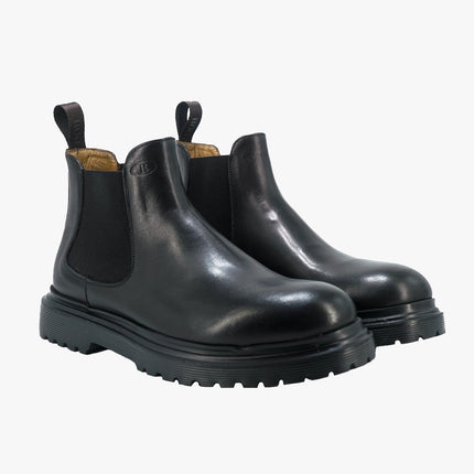 Stivaletti Chelsea Uomo in Pelle Nero - MARIO SPATARELLA