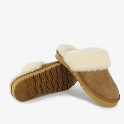 Pantofole Donna in Pelle CI2721 CUOIO Grunland 