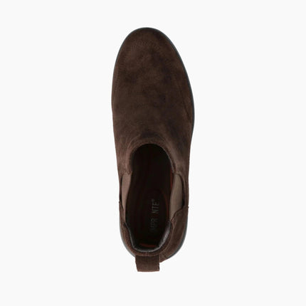 Impronte Stivaletti Chelsea Uomo in Camoscio Marrone STUCKY CHELSEA DARK BROWN Impronte 