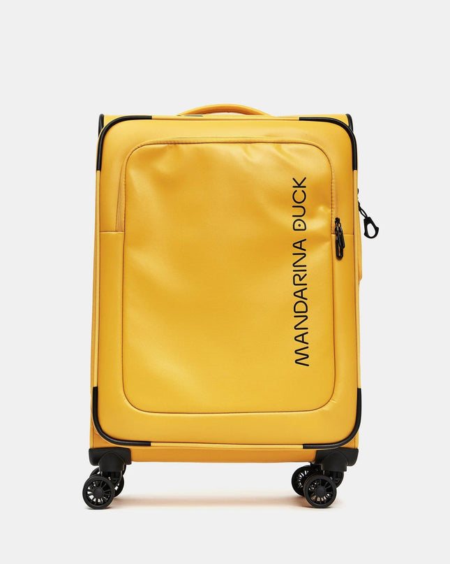 Trolley Medio Espandibile Softy Giallo 4 Ruote OSV03 ECO COATED DUCK YELLOW Mandarina Duck 