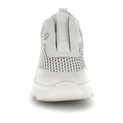 Stonefly Sneackers Slip On Donna in Pelle Bianca - MARIO SPATARELLA