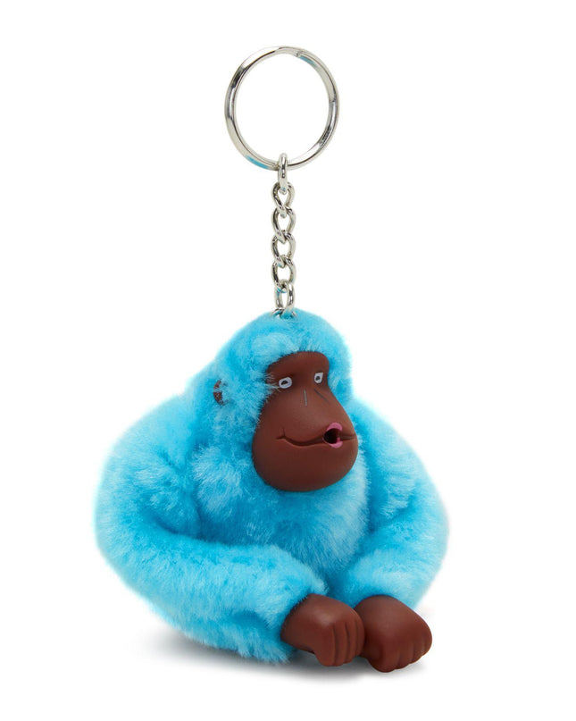 Portachiavi Scimmia Kipling MONKEYCLIP M SEA BLUE Kipling 