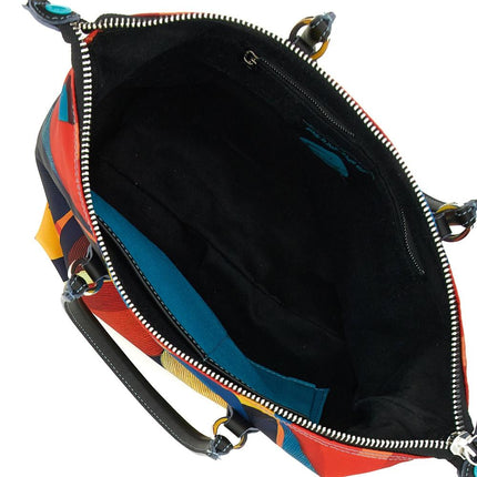 Gabs Borsa Convertibile e Trasformabile con Tracolla in Tessuto Fantasia Bracco Rosso G3 PLUS TG M BRACCO ROSSO Gabs 