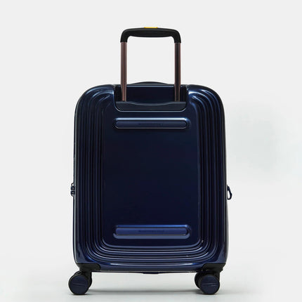 Mandarina Duck Trolley Bagaglio a Mano Espandibile  4 Ruote Blu Metal OUV24 LOGODUCK BLUE INDIGO Mandarina Duck 