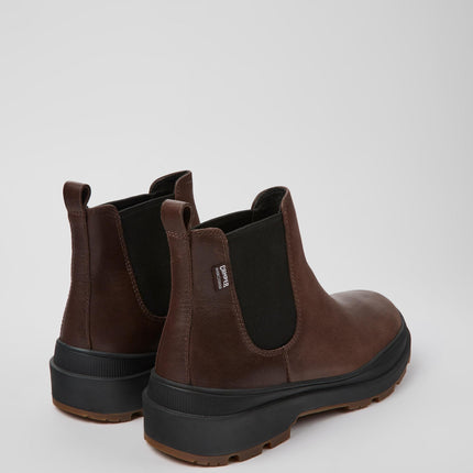 Stivlaetto Beatles Pelle Marrone BRUTUS TREK K300484 BROWN Camper 
