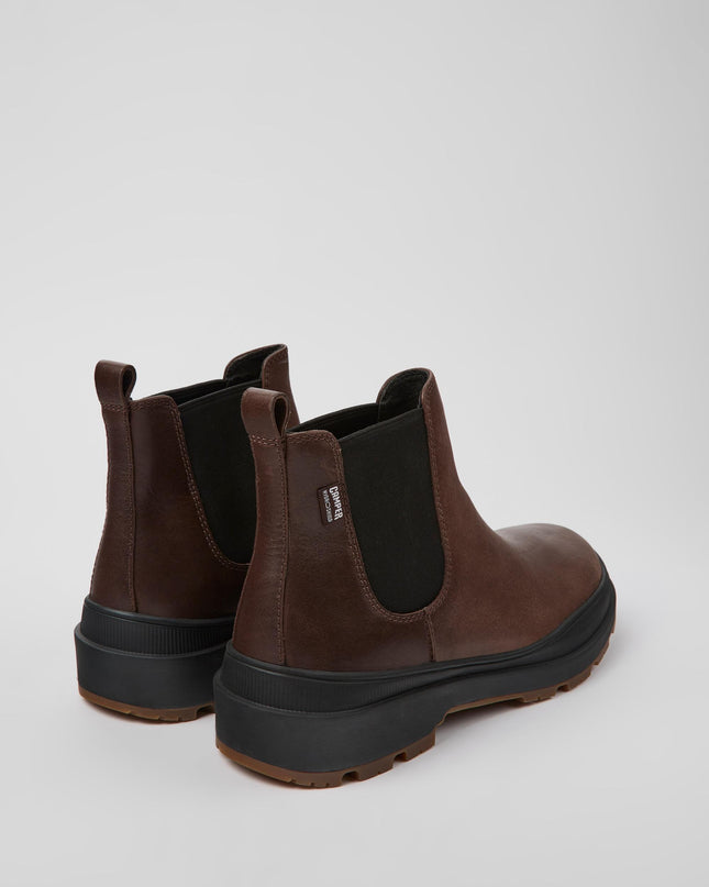 Stivlaetto Beatles Pelle Marrone BRUTUS TREK K300484 BROWN Camper 