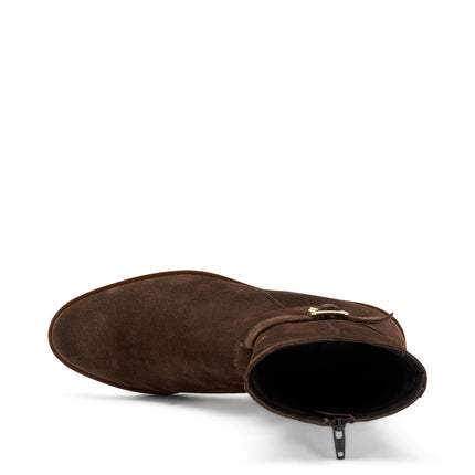 Stivaletti Donna Camoscio Marrone 88G6 CACAO Frau 