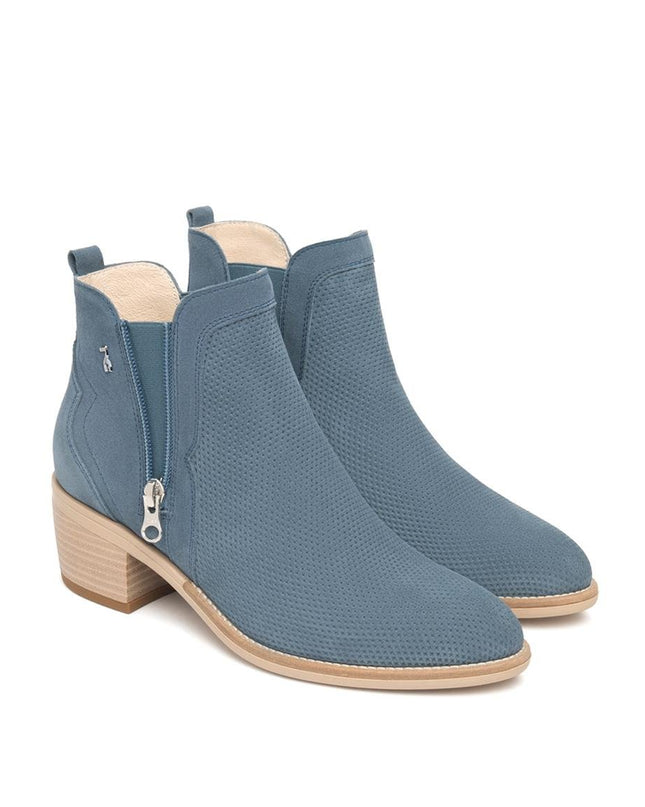 NeroGiardini Stivaletti Donna in Camoscio Avio - MARIO SPATARELLA