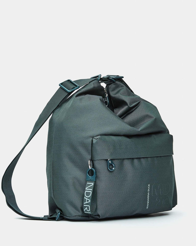 Mandarina Duck Borsa Convertibile Zaino Tessuto Verde QMT09 MD20 PINE GREEN Mandarina Duck 