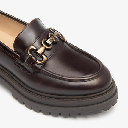 Nero Giadini Mocassini Donna in Pelle testa di Moro - MARIO SPATARELLA