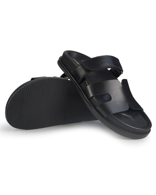 Tsakiris Mallas Sandali Donna con Plantare in Pelle Nero 956 KIMOLOS BLACK Tsakiris Mallas 