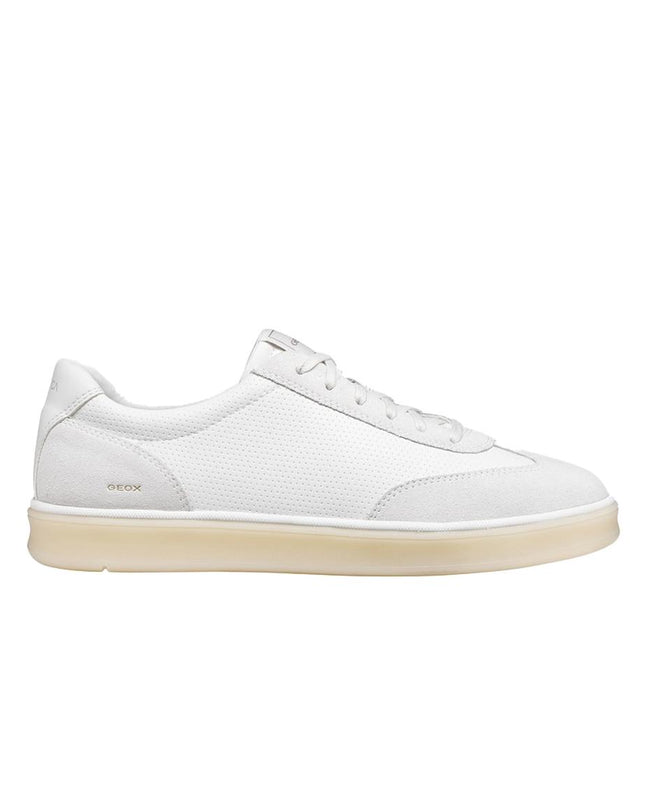 Geox Sneakers Bassa Uomo in Pelle Bianco U653JA SPHERICA ACTIF X4 WHITE Geox 