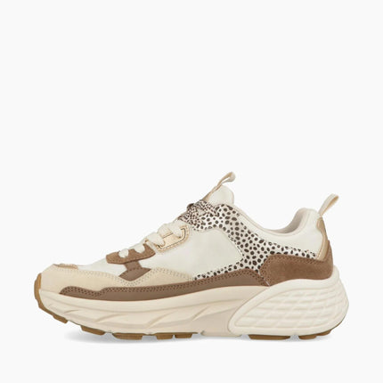 Jeep Sneakers Donna in Camoscio Multicolor Bianco Animalier - MARIO SPATARELLA