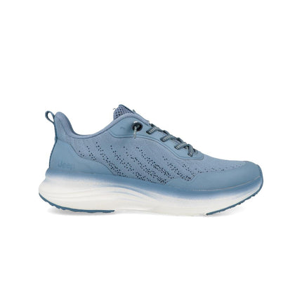 Jeep Sneakers Running Donna Tessuto Blu Extra Lite LIME BLUE Jeep Footwear 
