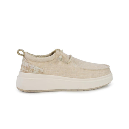 Jeep Wallabee Slipon Donna in Tessuto Beige NATURE WALLABEE BEIGE Jeep Footwear 