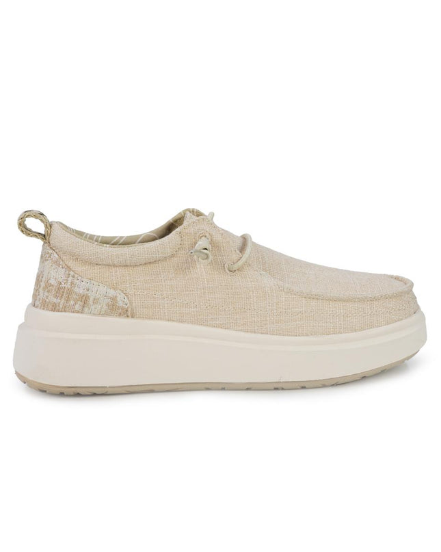 Jeep Wallabee Slipon Donna in Tessuto Beige NATURE WALLABEE BEIGE Jeep Footwear 
