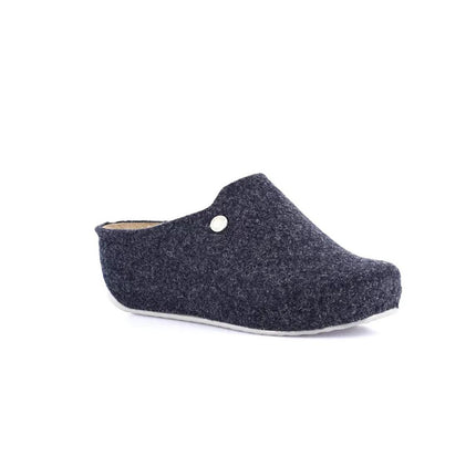 Pantofole Donna con Zeppa in Feltro Blu CI2435 RAPY NAVY Grunland 