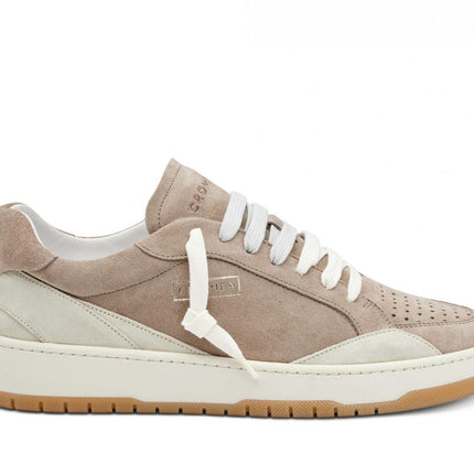 Sneakers Basket Uomo in Pelle C7D8 ALPHA BOLD SABBIA Cromier 