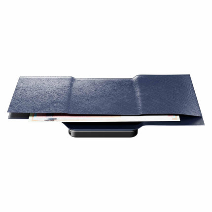Moero M2 Pro Plus Saffiano Blu Portafoglio Slim M2 PRO PLUS SAFFIANO BLU CARD BLACK Moero 