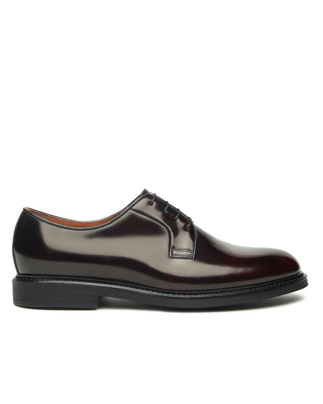 Nero Giardini Francesina Stringata Derby Uomo in Pelle Bordo I500601U BORDO 613 Nero Giardini 