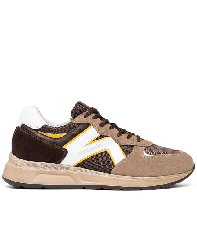 Nero Giardini Sneakers Uomo in Pelle talpa I202548U TALPA 501 Nero Giardini 