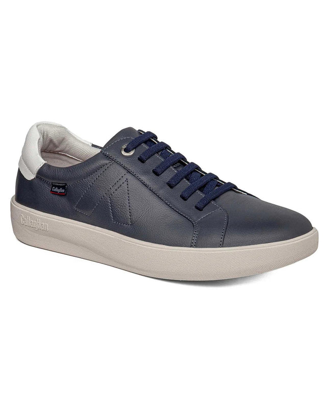 Callaghan Sneakers Bassa Uomo in Pelle Blu - MARIO SPATARELLA
