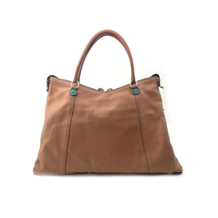 Gabs Borsa Donna Shopper Trasformabile in Pelle Ghianda Cuoio THAMARA PLUS TG M CAMOSCIO CUOIO Gabs 
