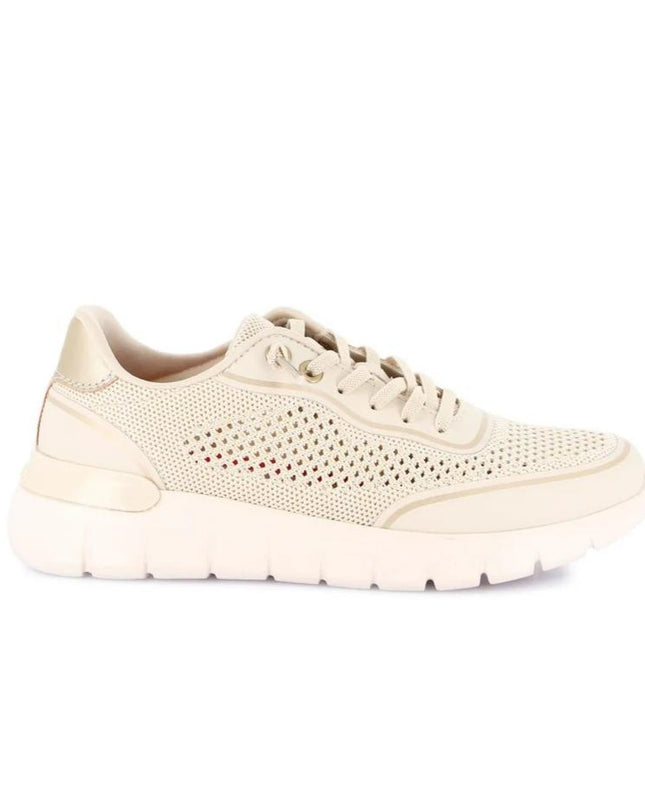Grunland Sneakers Slipon Traforata Donna in Tessuto Beige SC6262 SACE BEIGE Grunland 