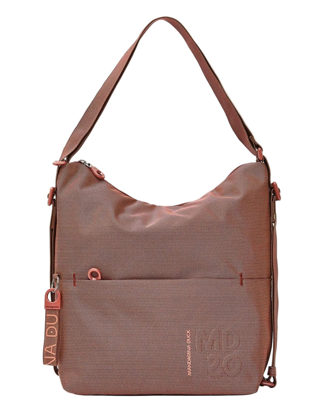 Mandarina Duck Borsa Convertibile Zaino in Tessuto Noce Peca - MARIO SPATARELLA