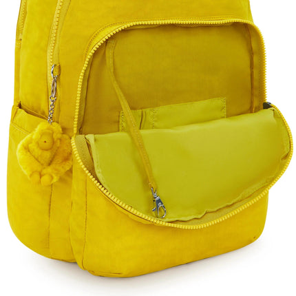 Kipling Zaino Porta Computer 15 Pollici Verde Acido SEOUL LAP INSIDE YELLOW Kipling 