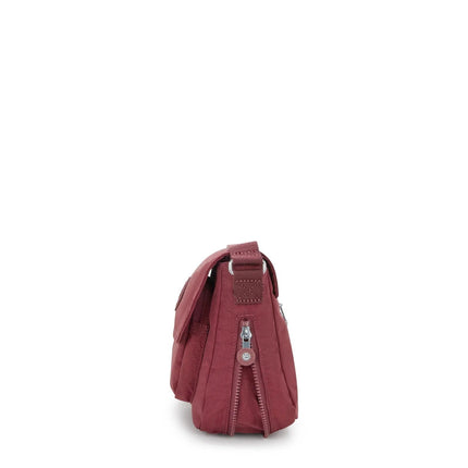 Kipling Borse con Tracolla Multitasche in Tessuto Vino DALMA B LOUNGE WINE Kipling 