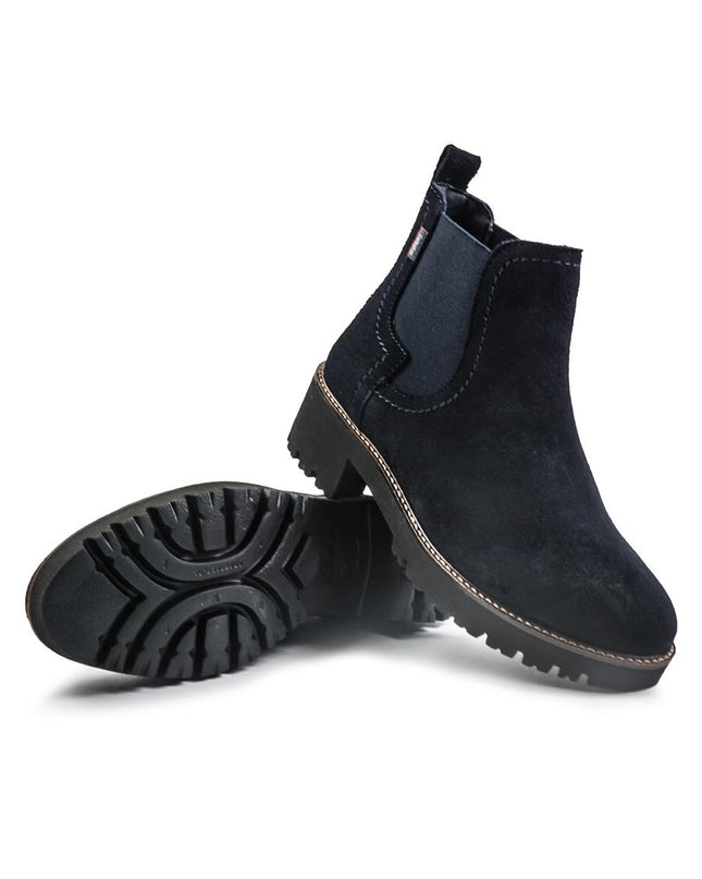 Callaghan Stivaletti Chelsea Donna in Camoscio Blu - MARIO SPATARELLA
