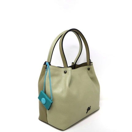 Gabs Borsa Donna Shopper in Pelle Celadon Savana - MARIO SPATARELLA