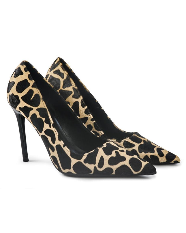 Decollete Donna a Punta Tacco a Spillo in Cavallino Animalier YA10-01M SASSO ClaudV 